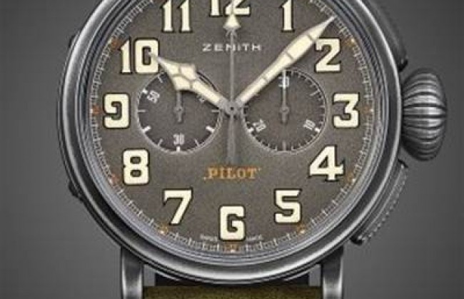 Часы Heritage Pilot Cafe Racer представила компания Zenith